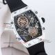 replica Richard Mille M 27-05 Flying Tourbillon Rafael Nadal white case black strap watch (9)_th.jpg